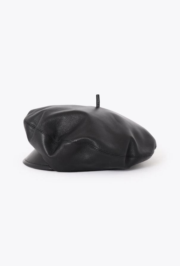 Dior F/W 2017 Lambskin Brimmed Beret - 3