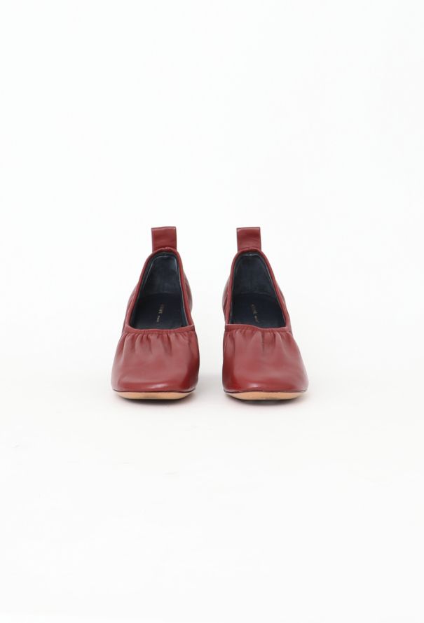 Céline S/S 2015 Ballerina Heels Bordeaux - 4