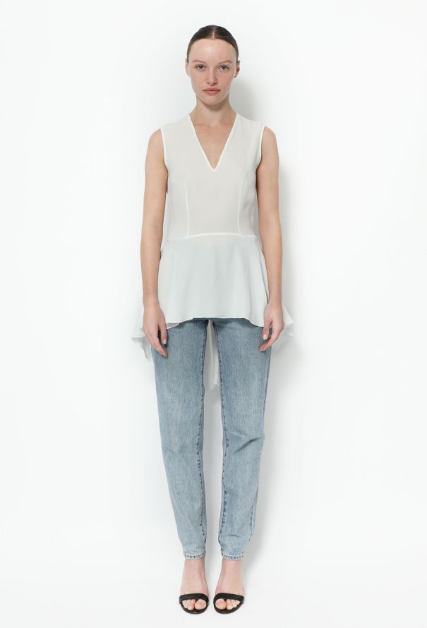 Alexander McQueen Peplum Crêpe Tunic - 3