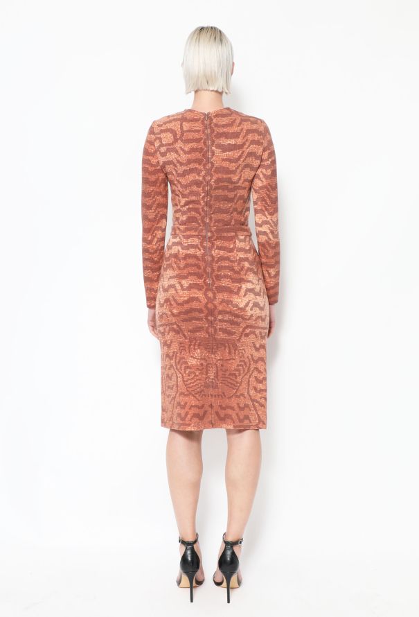 Miu Miu F/W 2009 Tiger Print Dress - 4
