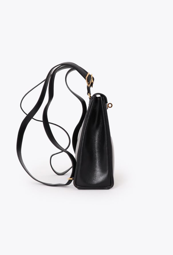 Hermès Vintage Black Box Kelly Ado 20 Backpack - 4