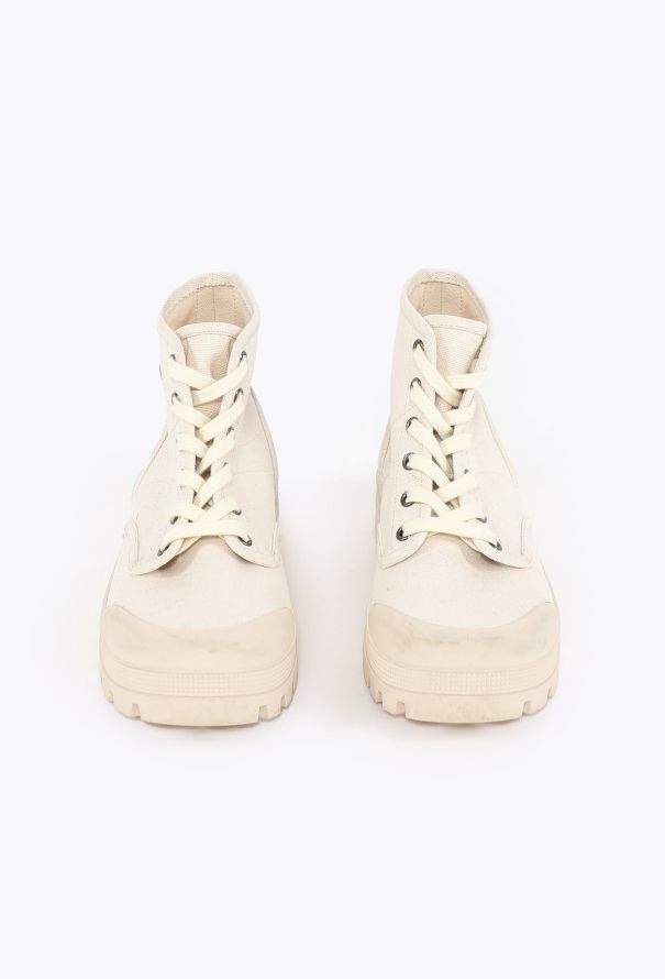 Céline 2022 Patapans Canvas Boots - 3