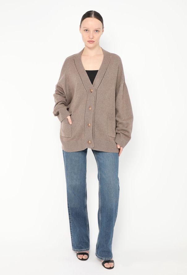 Toteme 2019 Oversized Cashmere Cardigan - 4