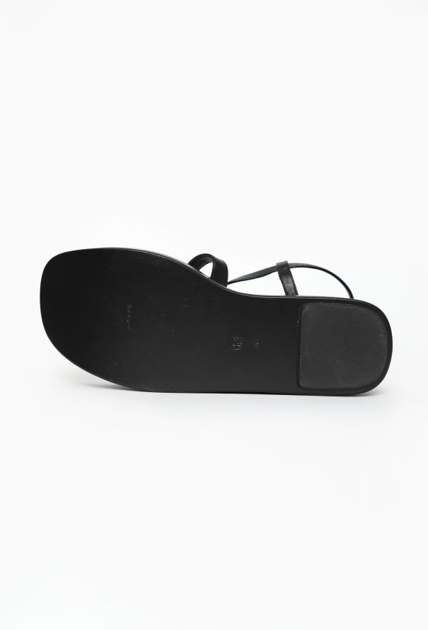 The Row Platform Leather Sandals, 2023 - 5