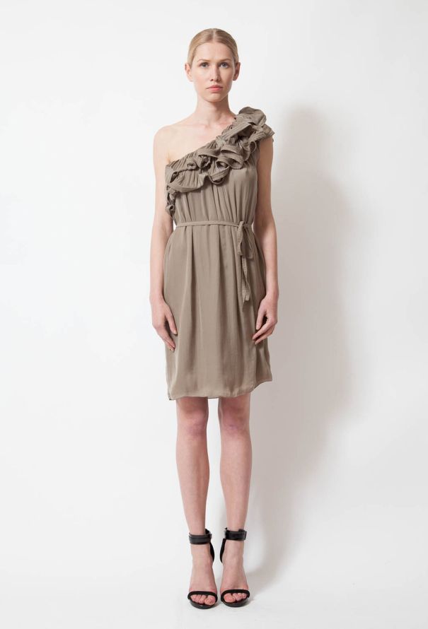 Lanvin S/S 2008 One-Shoulder Goddess Dress - 1