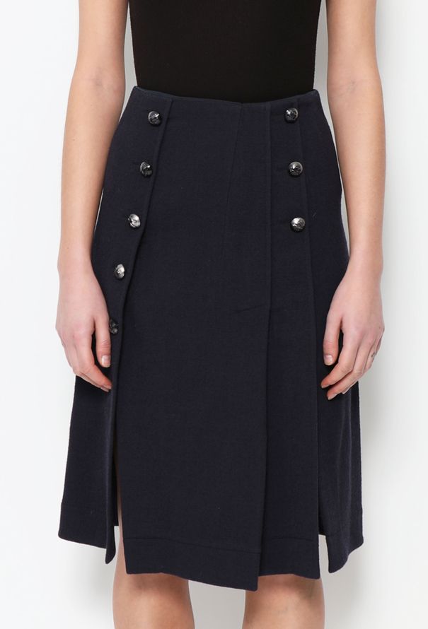 Chloé F/W 2019 Flared Military Skirt - 3
