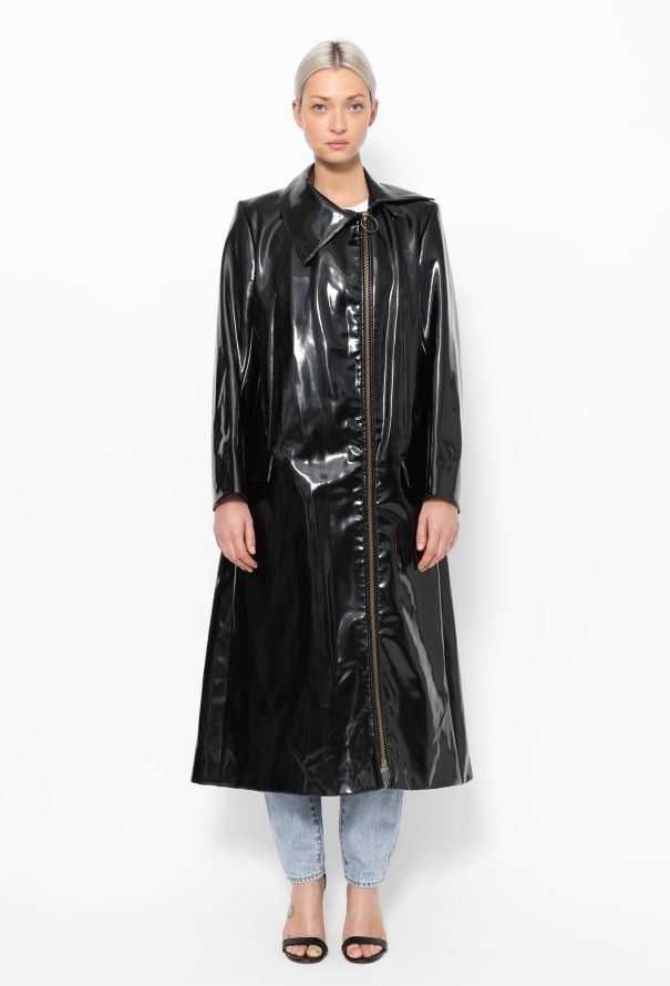 Pierre Cardin Iconic '70s Vinyl Trench Coat - 4