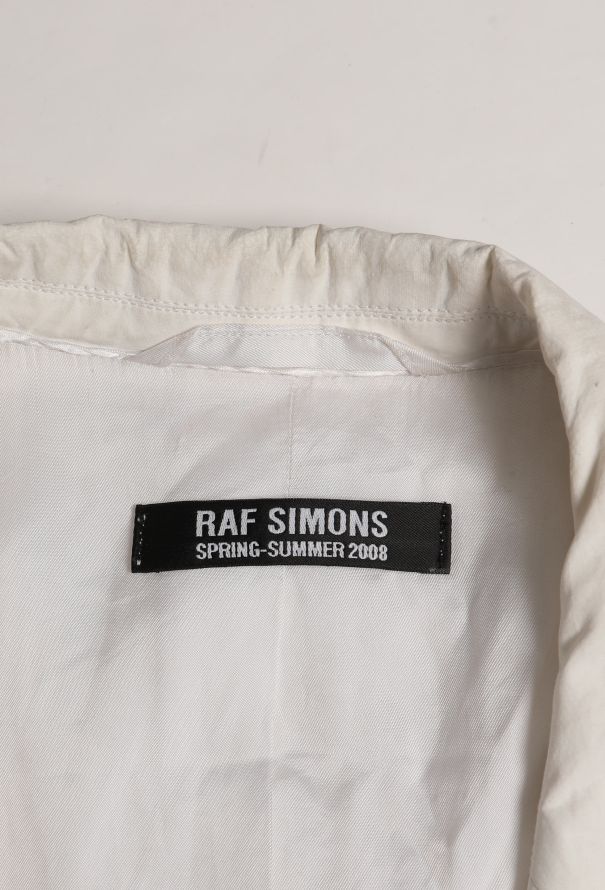 Raf Simons S/S 2008 Cinched Cotton Blazer - 7