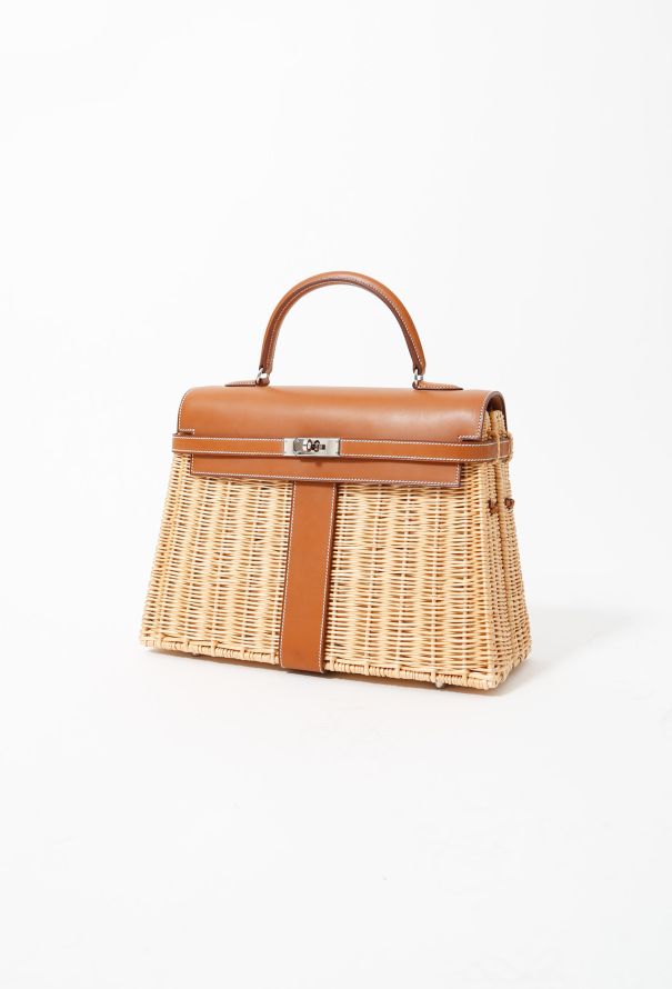 Hermès Collector Barenia & Osier Picnic Kelly 35 - 6