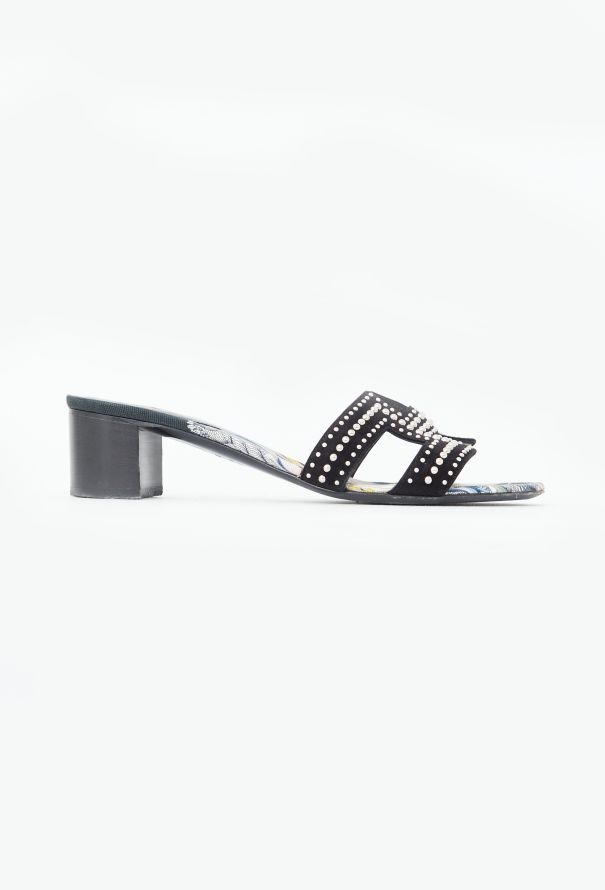 Hermès Studded Oasis Mules - 2