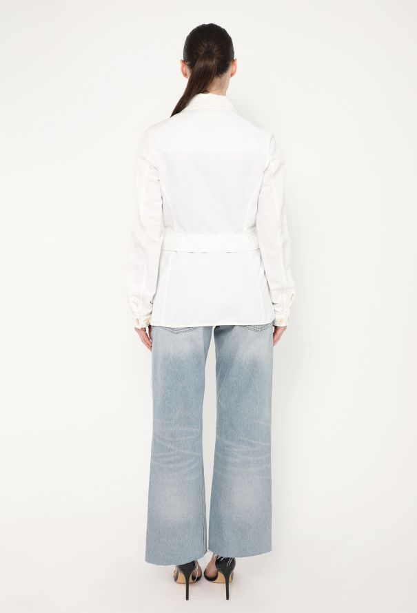 Prada Linea Rossa Denim Utility Overshirt - 5