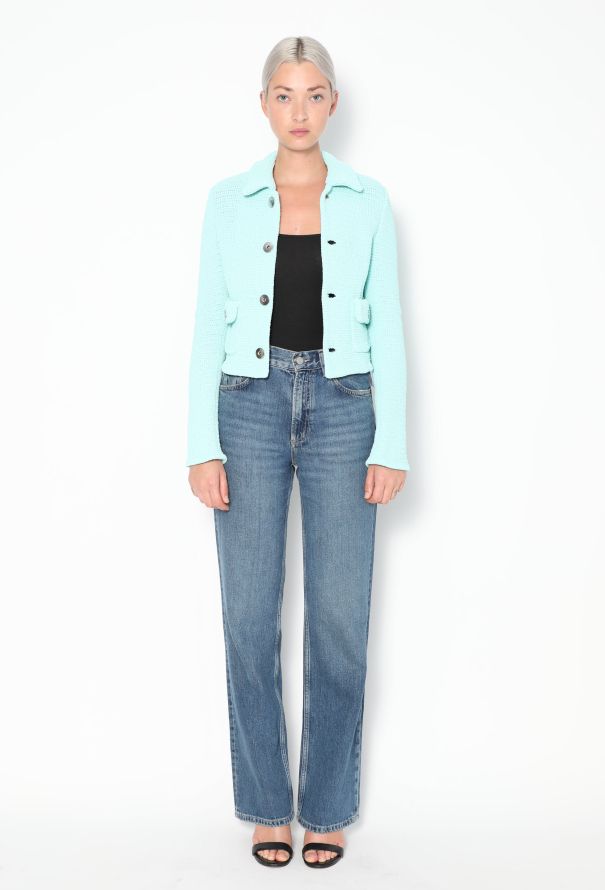 Bottega Veneta S/S 2021 Cropped Knit Jacket - 3