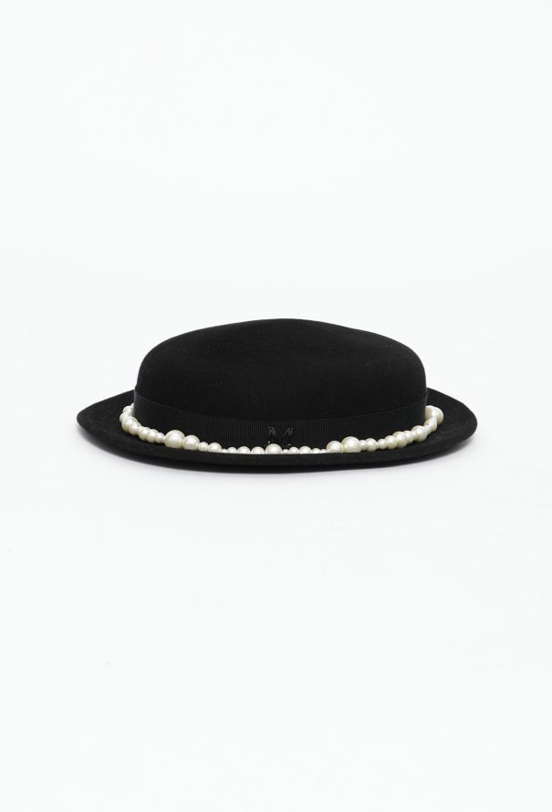 Maison Michel Pearl Felt Hat - 3