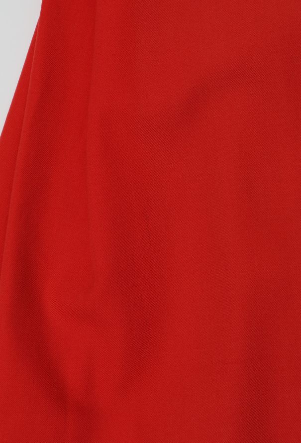 Céline 70s Orange Wool Pleated Skirt - 5