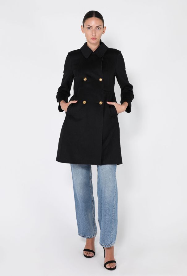 Louis Vuitton Felted Wool Peacoat - 3