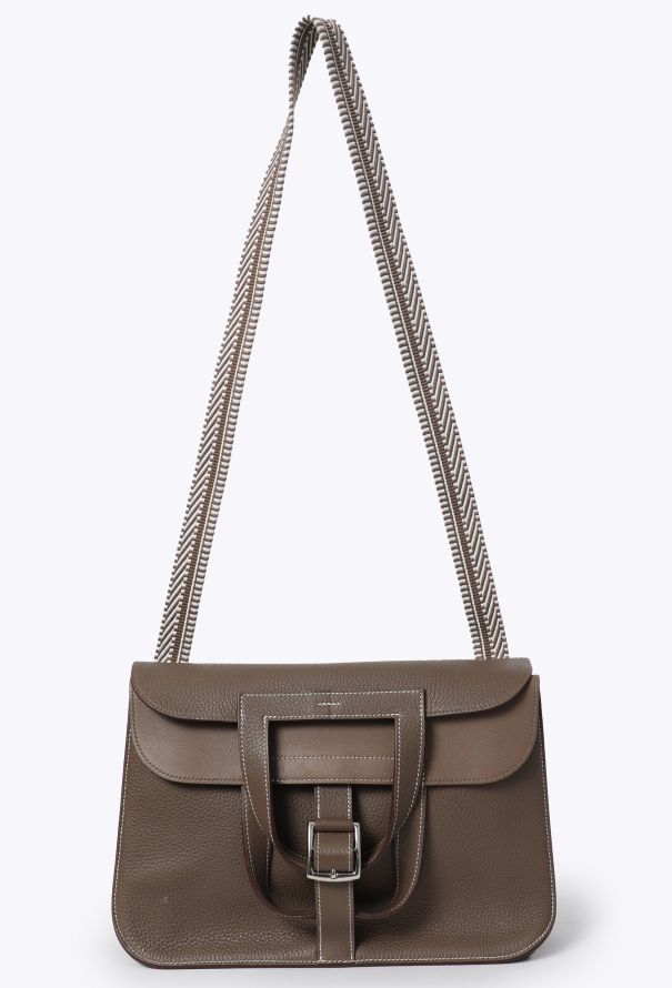 Hermès Étoupe Taurillon Clémence Halzan 31 - 3