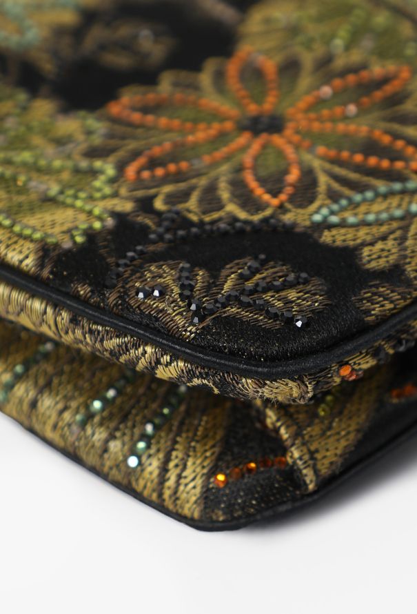 Judith Leiber Vintage Embellished Tropical Clutch - 9