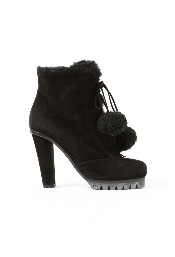 Marc Jacobs Pom Pom Shearling Boots - 1