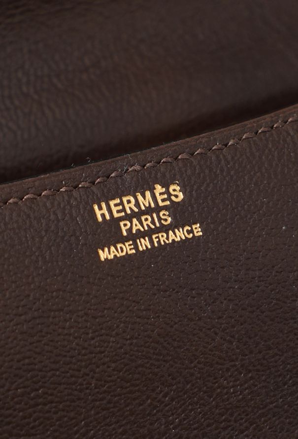 Hermès Brown Calfskin Constance 24 - 17