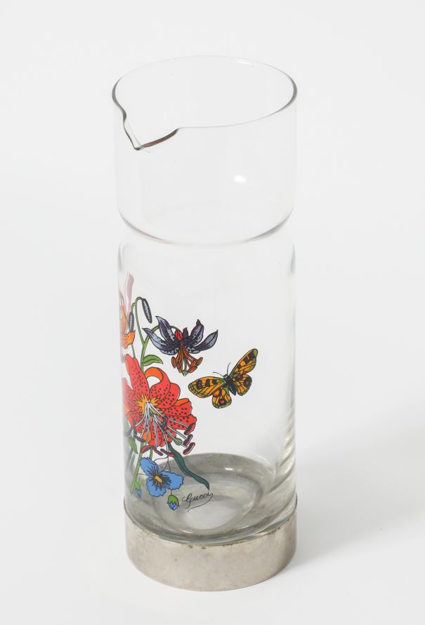Gucci '70s Floral Glass Decanter - 3