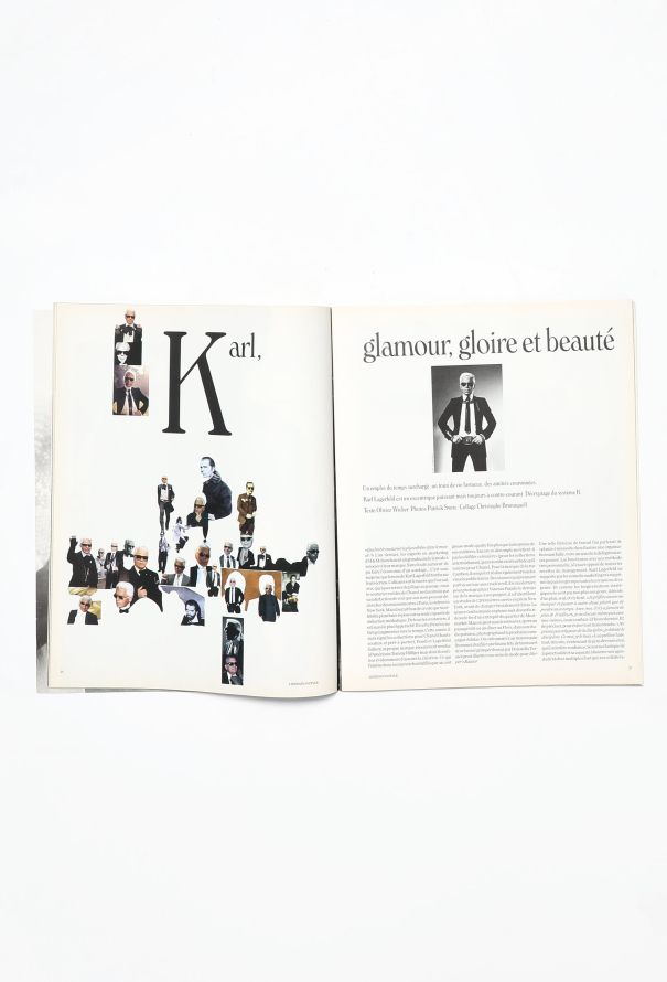 Vintage Books Libération Style Magazine #15: Mystère Karl - 4
