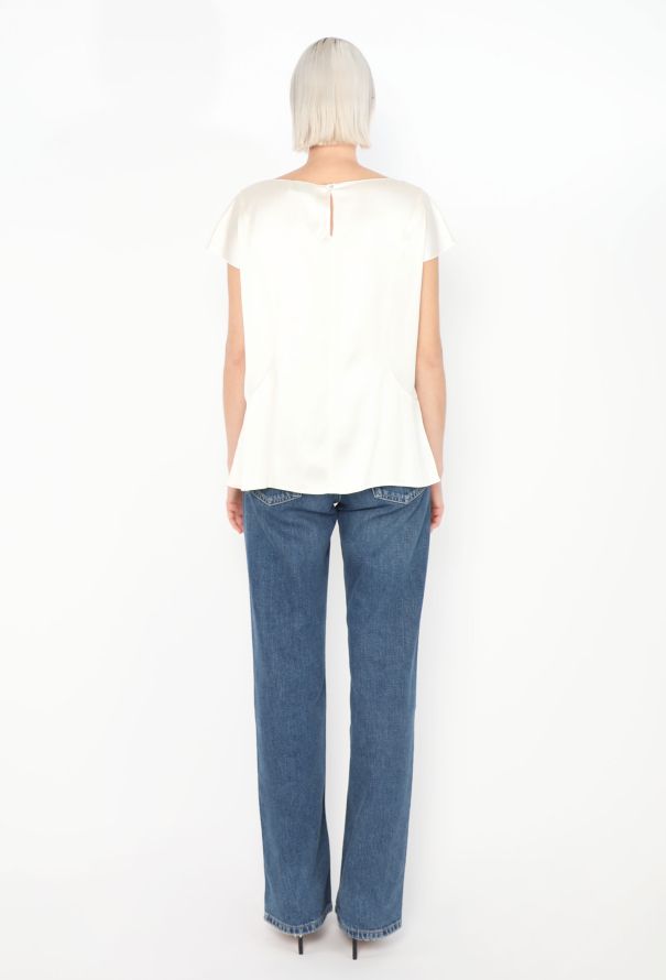 Chanel Silk Charmeuse Blouse - 3