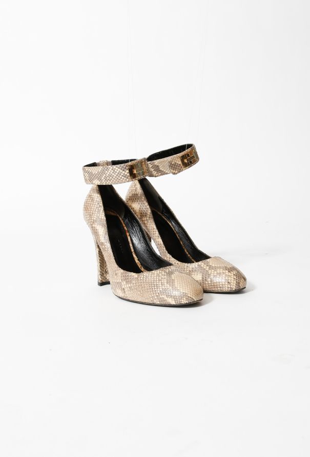 Givenchy Python Ankle Strap Pumps - 2