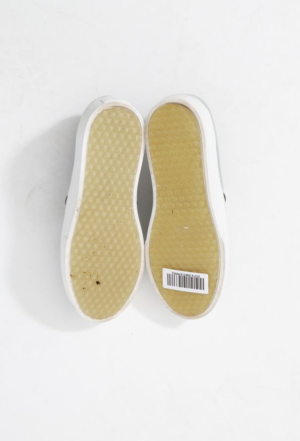 Céline Sky Blue Patent Slip-On Sneakers - 7