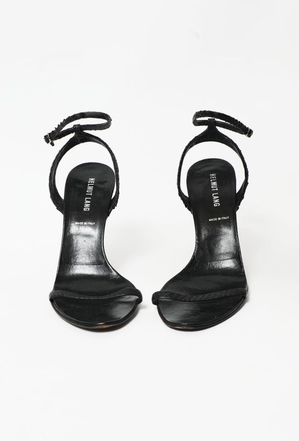 Helmut Lang Python Embossed Sandals - 3