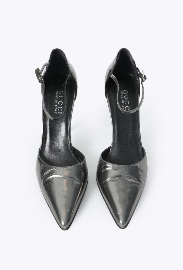 Gucci F/W 1997 Metallic Leather Pumps - 5