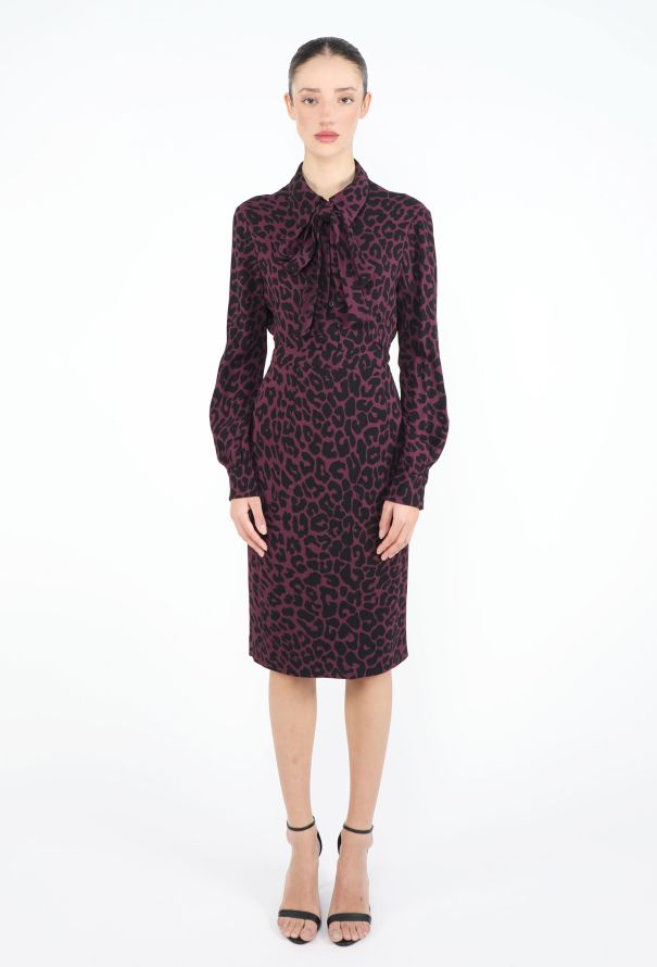Miu Miu 2015 Leopard Lavallière Ensemble - 1
