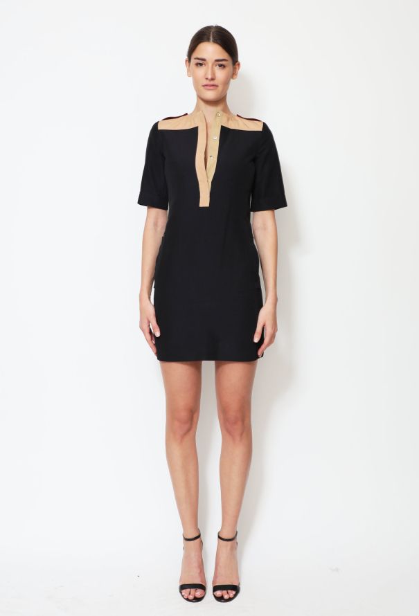 Céline 2010 Cotton Épaulette Dress - 1