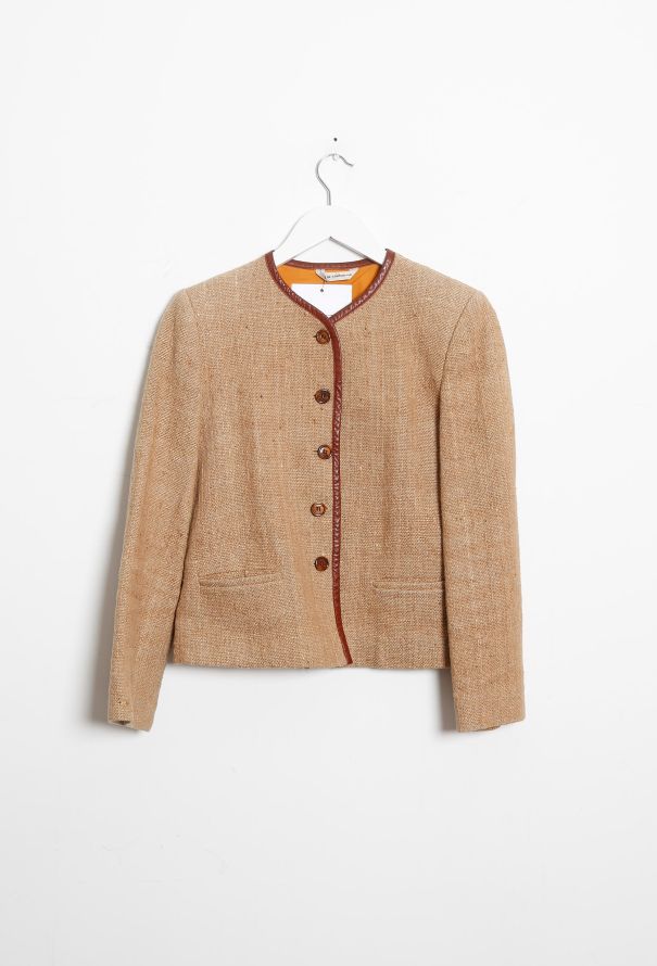 Leather Trim Jacket - 6
