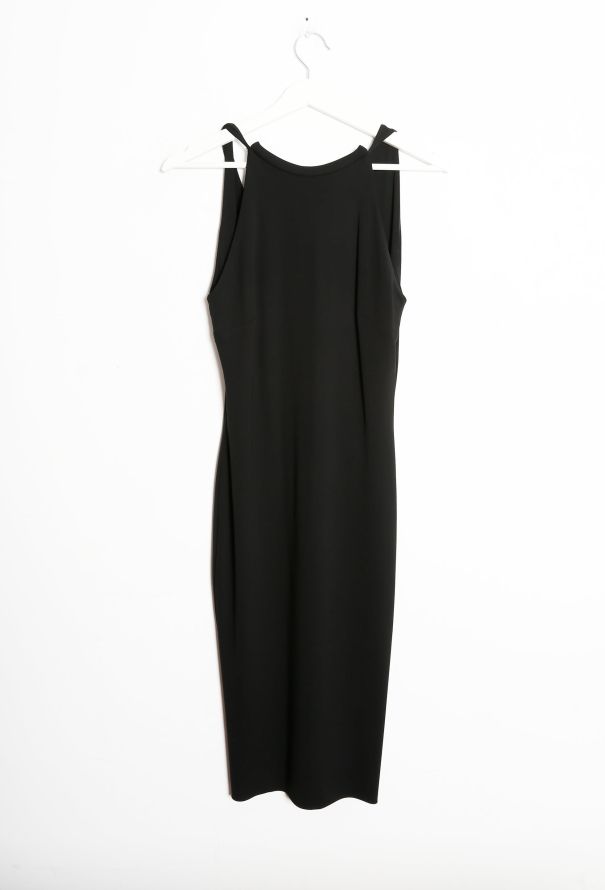 Dolce & Gabbana Black Crêpe Halter Dress – Early 2000s - 7