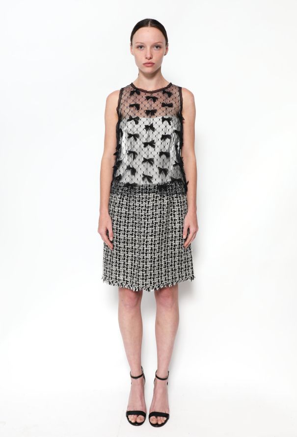 Chanel F/W 2010 Tweed Ribbon Ensemble - 1