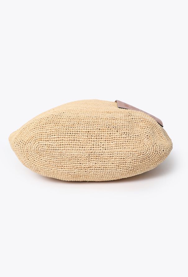 Loewe Paula's Ibiza Slit Raffia Tote Bag - 7