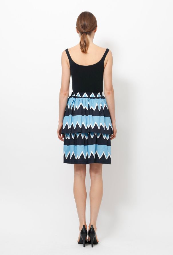 Saint Laurent S/S 1980 Tiered Skirt - 5
