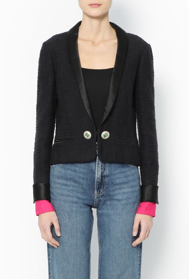Chanel Pre-Fall 2012 Paris-Bombay Tweed Smoking Jacket - 1