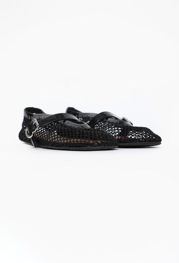 Alaïa Fishnet Ballet Flats, 2023 - 3
