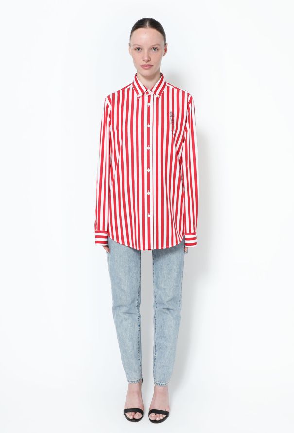 Céline 2021 Striped Cotton Shirt - 2