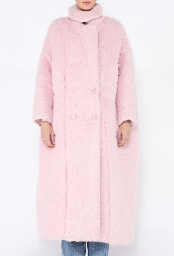 Dries Van Noten F/W 2024 Brushed Mohair Cocoon Coat - 4