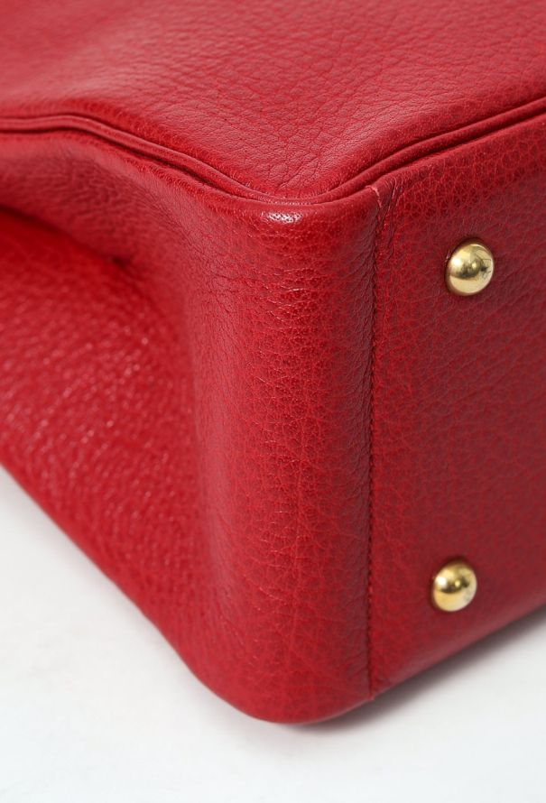 Hermès Red Buffalo Galop Tote Bag - 10