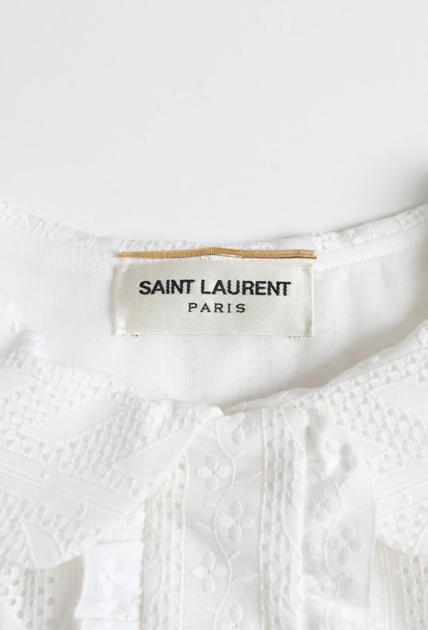 Saint Laurent 2014 Prairie Cotton Dress - 5