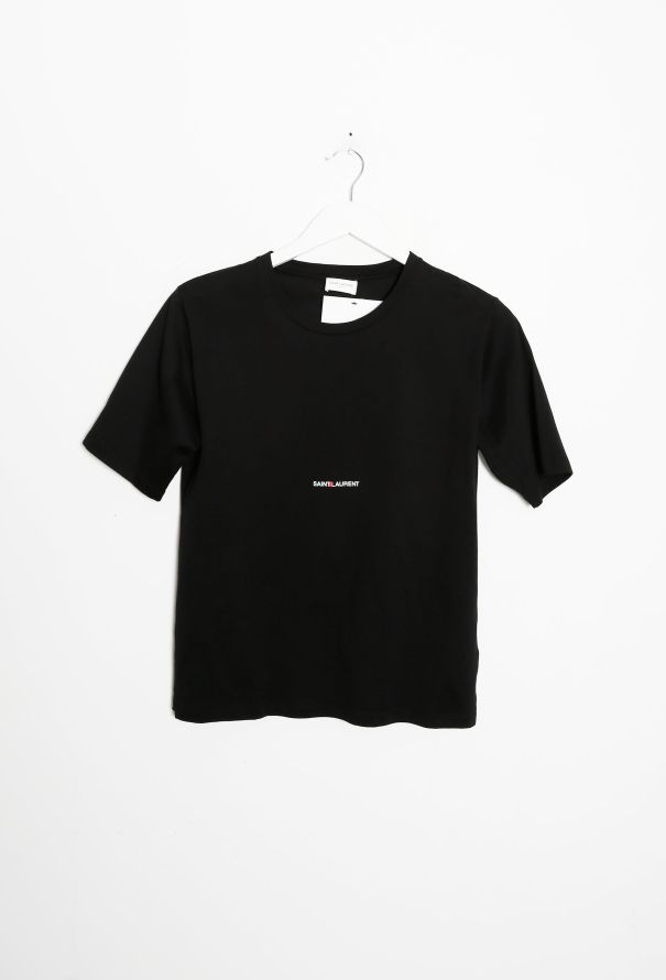 Saint Laurent 2017 Heritage Logo Cotton T-Shirt - 6