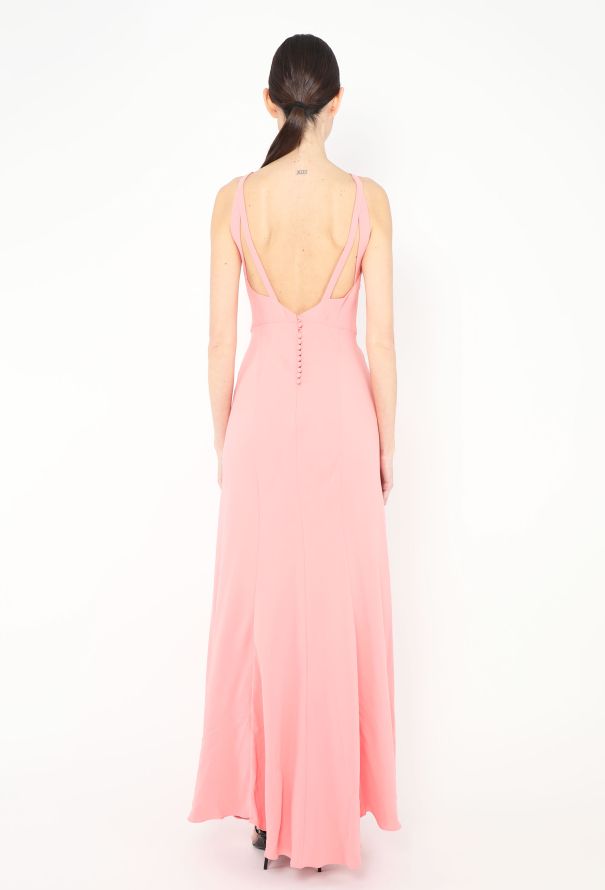 Dior 2016 Pleated Halter Bias Gown - 4