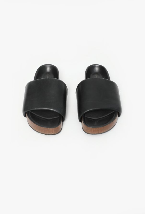 Céline 2014 Platform Wooden Slides - 2