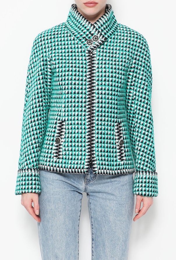 Chanel Resort 2016 Tweed Check Jacket - 1