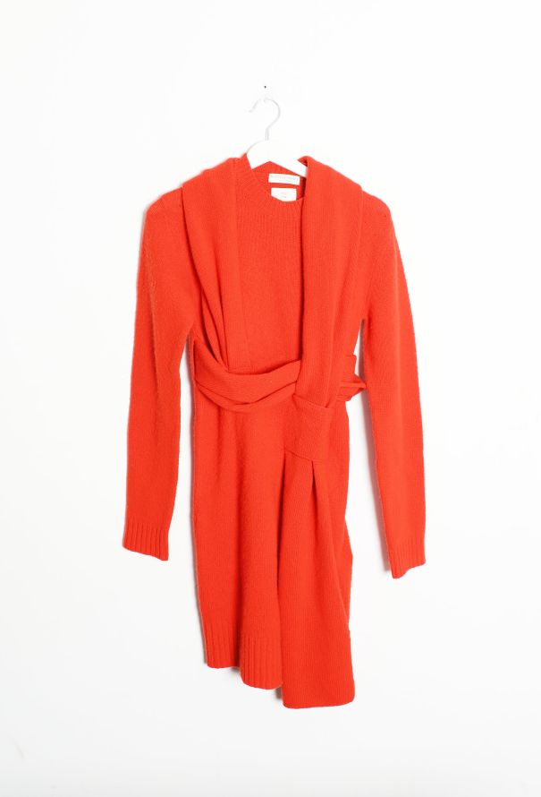 Bottega Veneta F/W 2019 Wrap Knit Dress - 6