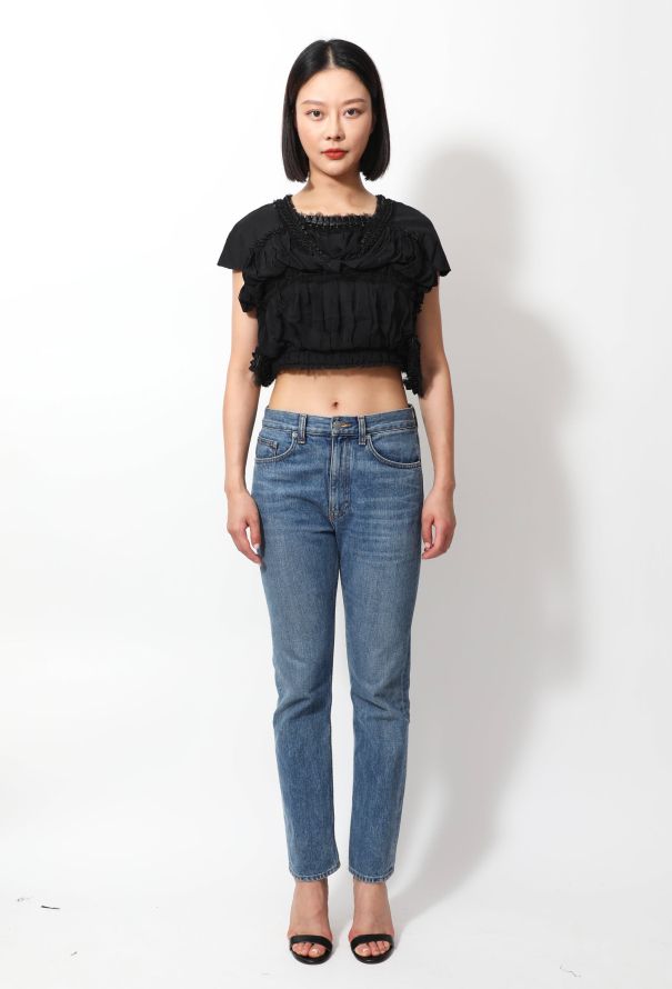 Comme des Garçons 2012 Ruffled Embellished Top - 2