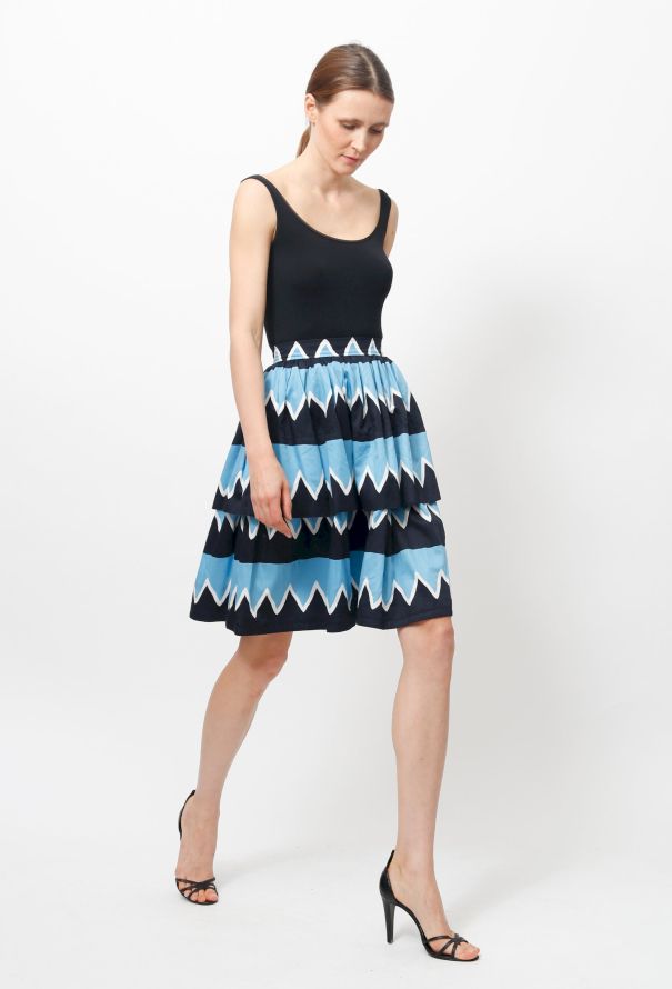 Saint Laurent S/S 1980 Tiered Skirt - 1